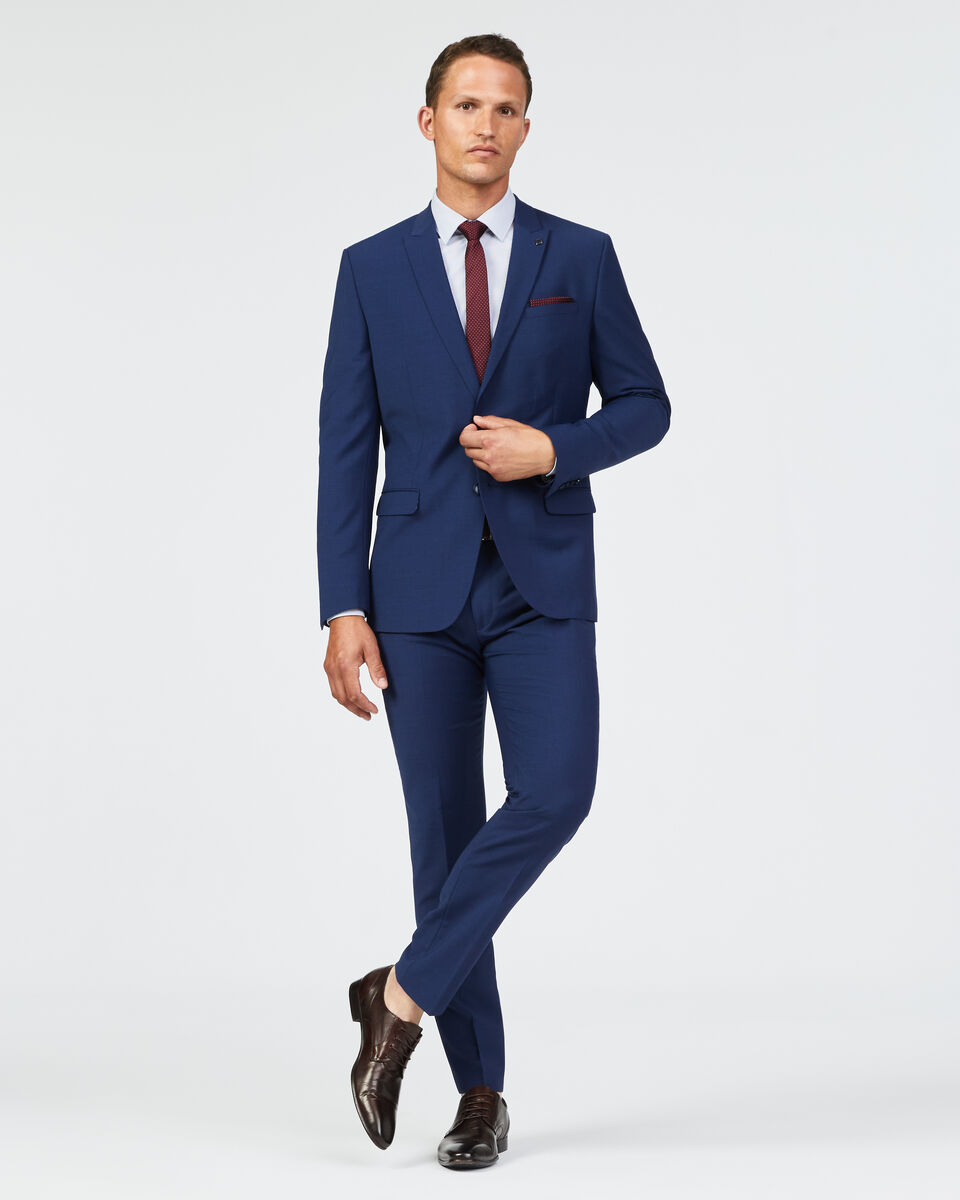 Georges Tailored Pant, Navy, hi-res